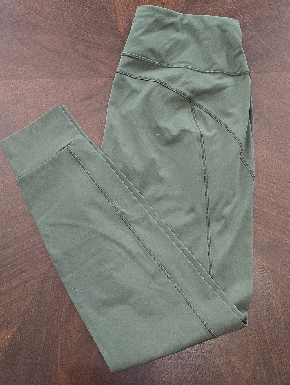 Athleta Olive Green High-Waist Distance Jogger (Tall)